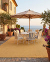 Seaside Serenity Collection Area Rug - Veranda (Corn Harvest Yellow) Rectangle Corn Harvest Yellow  lifestyle 18