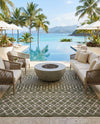 Savannah Pergola Collection Area Rug -  Pergola (Green) Rectangle Green  lifestyle 10
