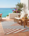 Urban Oasis Rugs Collection Area Rug -  Boardwalk Rectangle Blue  lifestyle 45