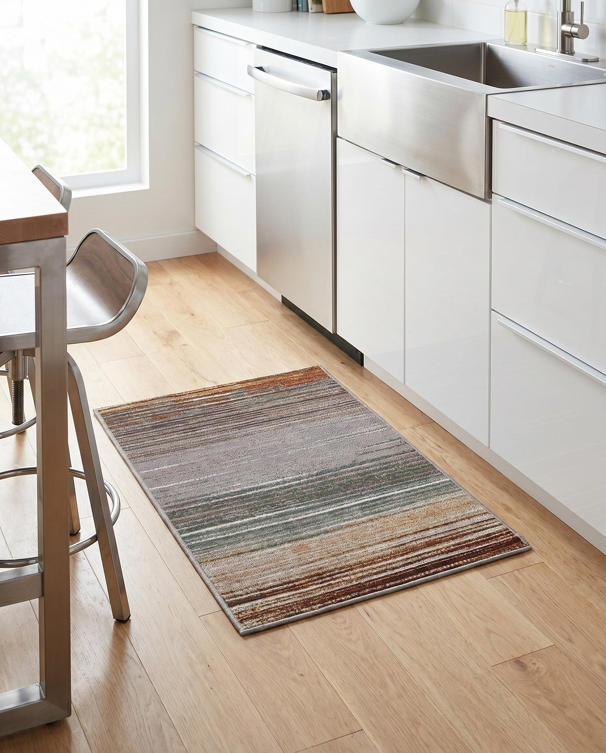 Urban Terrace Collection Area Rug -  Corsica Rectangle Multi  lifestyle 28