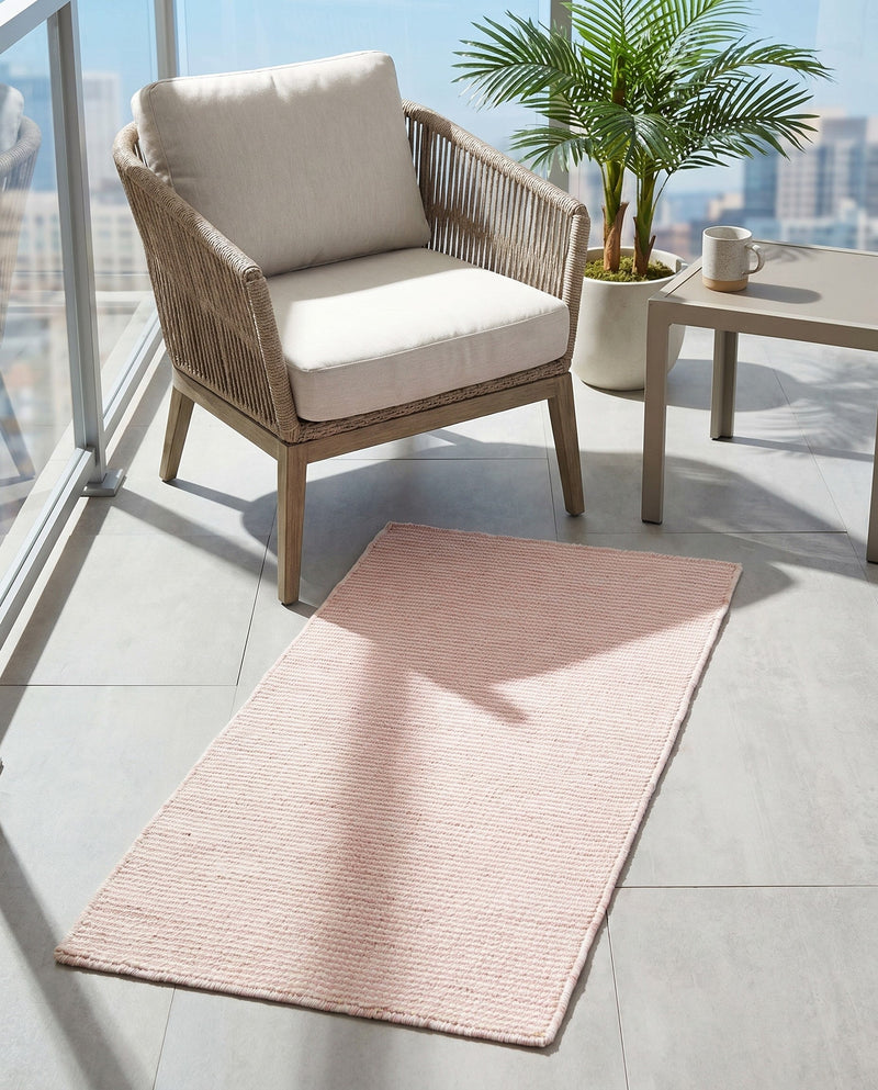Jill Zarin Sedona Oasis Outdoor Collection Area Rug - Coconino (Pink Roses) Runner Pink Roses  lifestyle 65