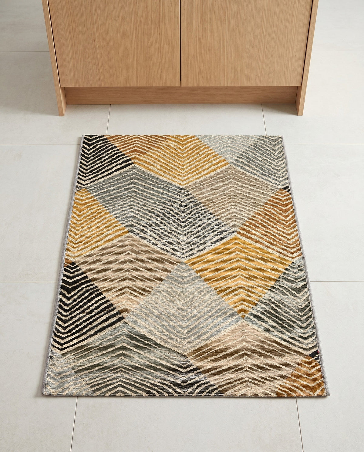 Urban Terrace Collection Area Rug - Metropolis Rectangle Gray  lifestyle 17