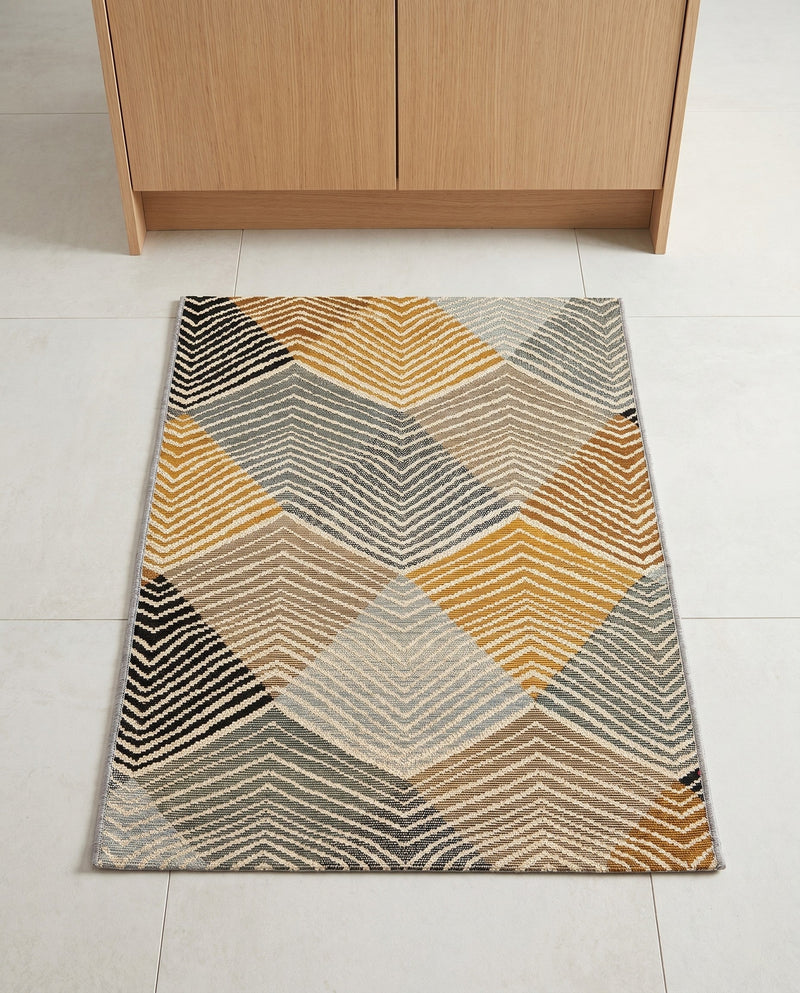 Urban Terrace Collection Area Rug - Metropolis Rectangle Gray  lifestyle 17