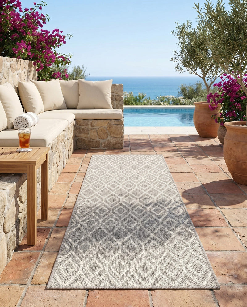 Urban Oasis Rugs Collection Area Rug -  Boulevard (Gray Cream) Runner Gray Cream  lifestyle 53