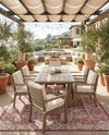 Patio Heritage Collection Area Rug - Savannah (Rust Red) Rectangle Rust Red  lifestyle 14