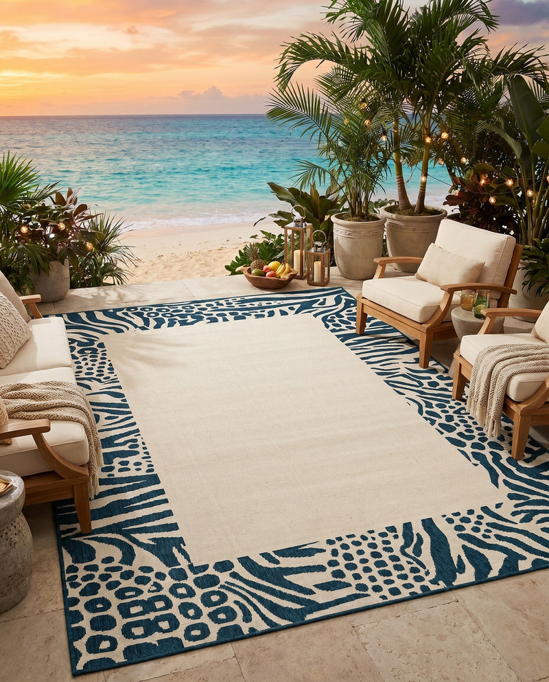 Savannah Escape Collection Area Rug - Serengeti Rectangle Ivory  lifestyle 20
