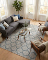 Savannah Pergola Collection Area Rug - Arbor (Gray) Rectangle Gray  lifestyle 5