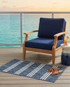 Urban Oasis Rugs Collection Area Rug -  District (Blue) Rectangle Blue  lifestyle 22