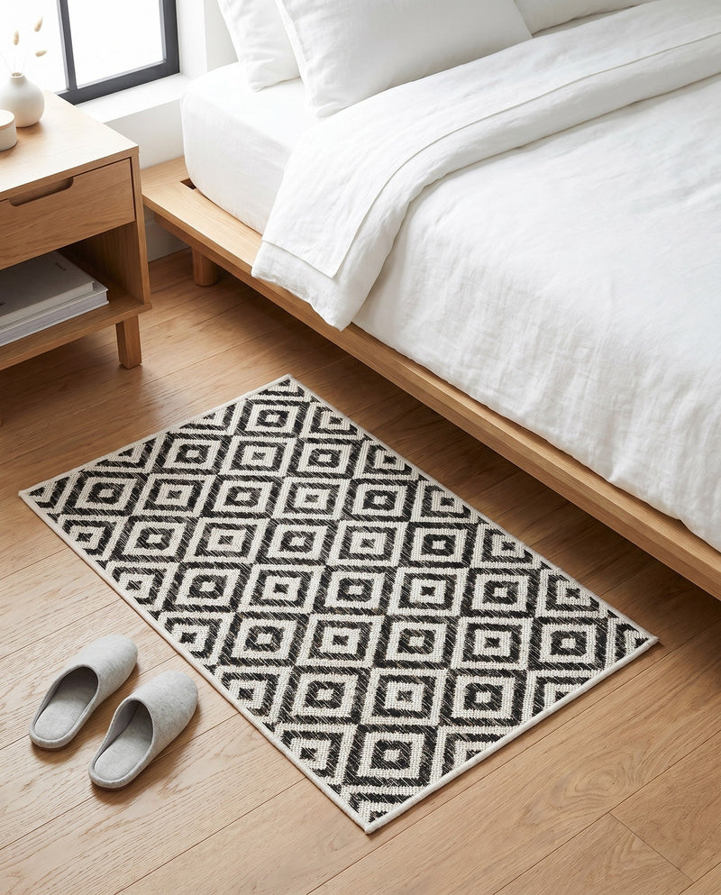 Urban Oasis Rugs Collection Area Rug -  Rooftop (Charcoal Gray) Rectangle Charcoal Gray  lifestyle 29