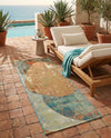 Urban Terrace Collection Area Rug -  Portico Runner Multi  lifestyle 72