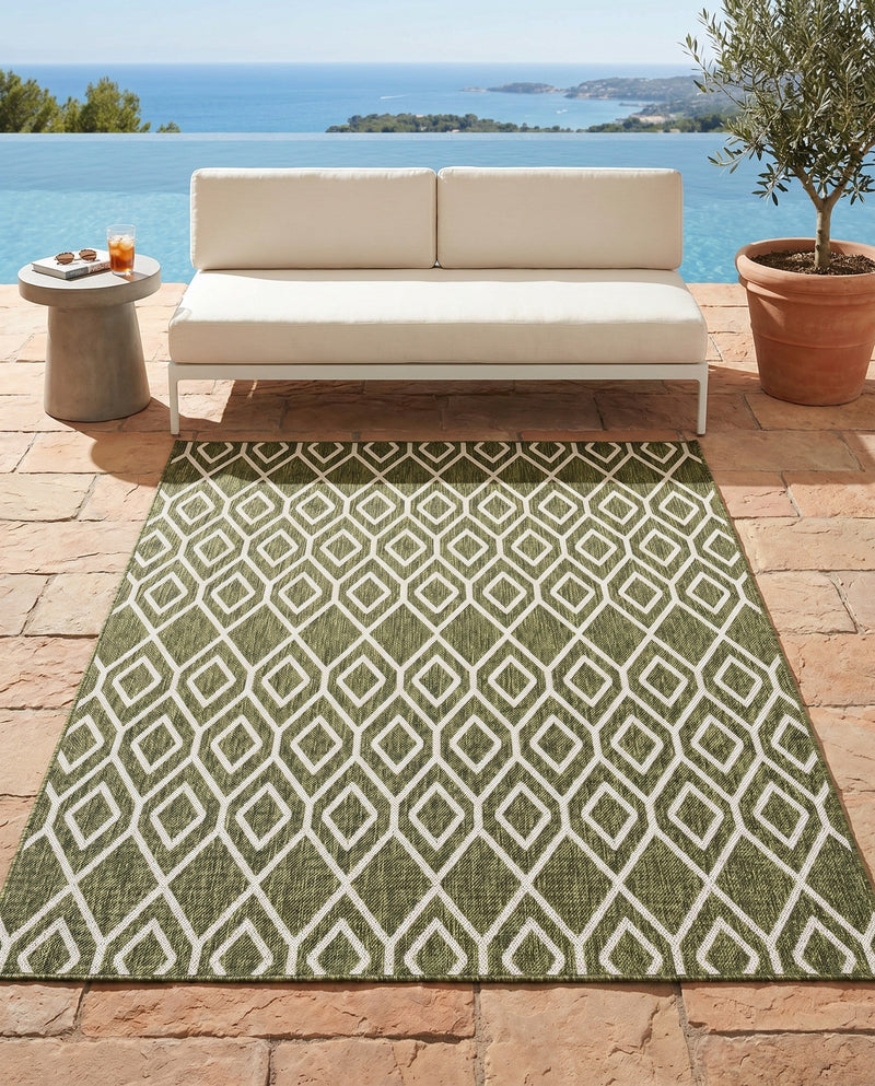 Urban Oasis Rugs Collection Area Rug -  Boulevard (Green) Rectangle Green  lifestyle 7