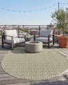 Urban Oasis Rugs Collection Area Rug -  Rooftop (Green) Oval Green  lifestyle 50