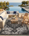 Urban Oasis Rugs Collection Area Rug -  Penthouse (Charcoal Gray) Rectangle Charcoal Gray  lifestyle 18