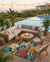 Seaside Haven Rugs Collection Area Rug -  Nautical Rectangle Multi  lifestyle 15
