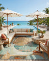 Urban Terrace Collection Area Rug -  Portico Rectangle Multi  lifestyle 23