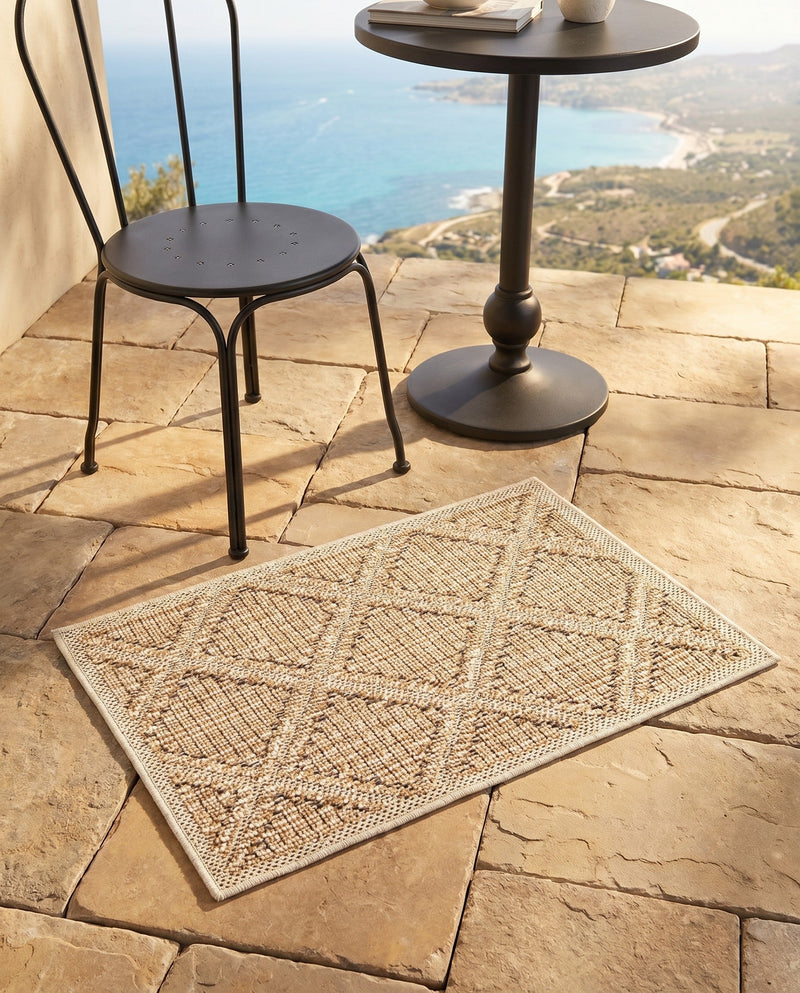 Savannah Pergola Collection Area Rug -  Eden Rectangle Khaki  lifestyle 49