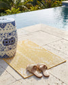 Desert Nomad Terrace Collection Area Rug - Sahara (Yellow) Rectangle Yellow  lifestyle 29