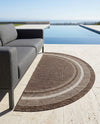 Terrace Fringe Collection Area Rug - Veranda (Brown) Hearth Brown  lifestyle 61