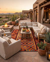Safari Escape Rugs Collection Area Rug -  Kalahari Rectangle Multi  lifestyle 39