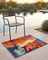 Urban Terrace Collection Area Rug -  Laneway Rectangle Multi  lifestyle 40