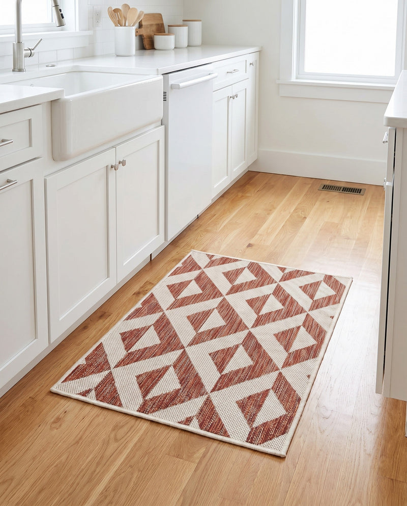 Urban Oasis Rugs Collection Area Rug -  Highrise (Rust Red) Rectangle Rust Red  lifestyle 8