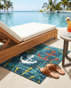 Seaside Haven Rugs Collection Area Rug -  Lighthouse Rectangle Navy Blue  lifestyle 23