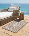 Tribal Terrace Treasures Collection Area Rug -  Incan Isle (Brown) Rectangle Brown  lifestyle 10