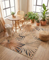 Seaside Blooms Collection Area Rug -  Avalon Rectangle Multi  lifestyle 9