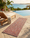 Sustainable Strands Indoor-Outdoor Oasis Collection Area Rug -  Sandbar (Multi) Runner Multi  lifestyle 67