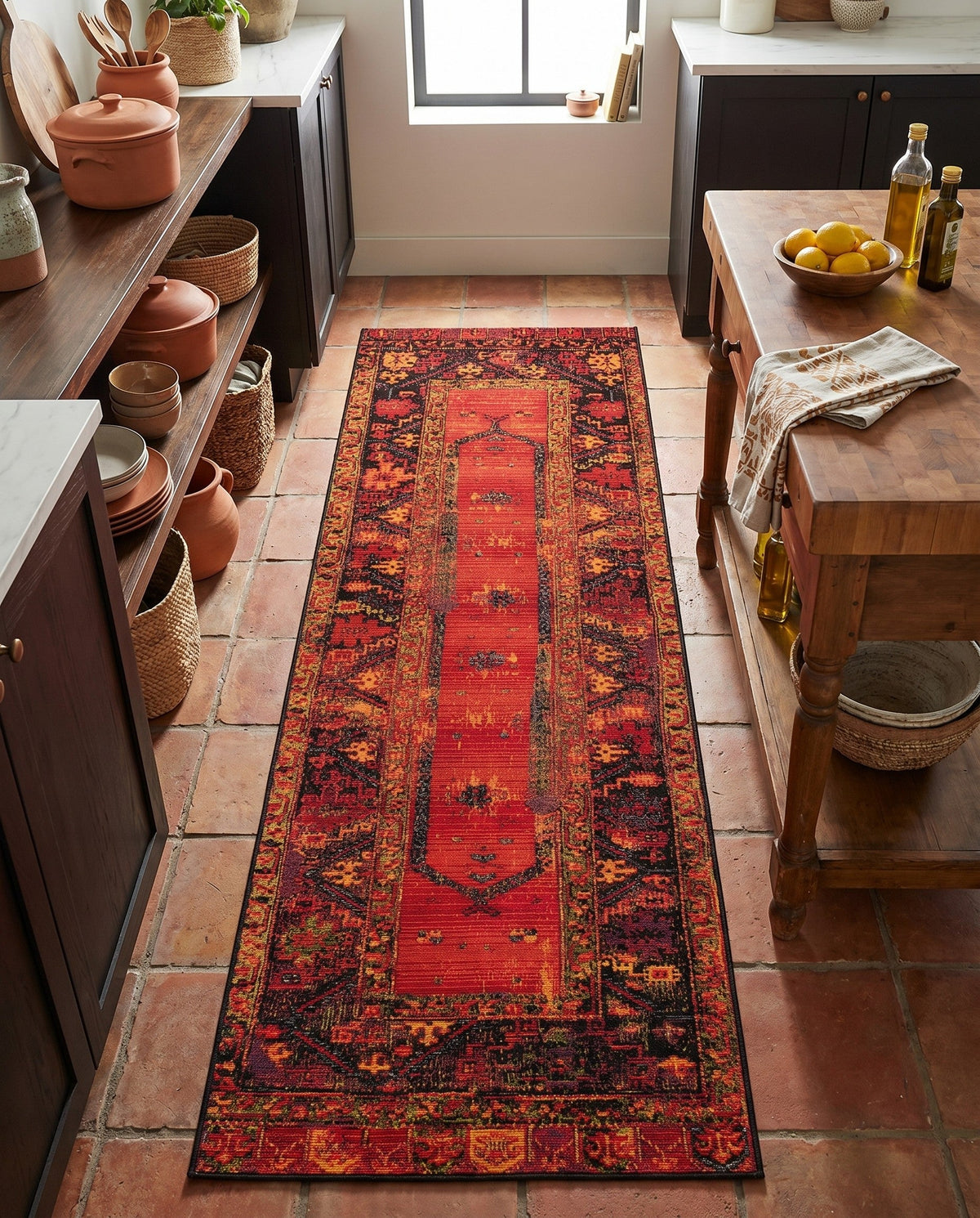 Safari Escape Rugs Collection Area Rug - Serengeti Runner Multi  lifestyle 163