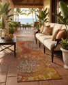 Urban Terrace Collection Area Rug -  Veranda Runner Brown  lifestyle 26