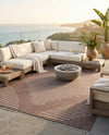 Urban Terrace Collection Area Rug -  Chelsea (Brown) Square Brown  lifestyle 19
