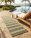 Urban Oasis Rugs Collection Area Rug -  District (Green) Runner Green  lifestyle 45