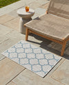 Savannah Pergola Collection Area Rug - Arbor (Gray) Rectangle Gray  lifestyle 26