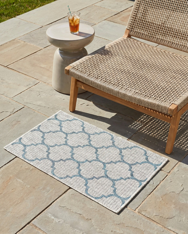 Savannah Pergola Collection Area Rug - Arbor (Gray) Rectangle Gray  lifestyle 26