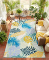Seaside Blooms Collection Area Rug -  Sunkiss Rectangle Multi  lifestyle 16