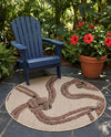 Seaside Haven Rugs Collection Area Rug -  Dunes Round Beige  lifestyle 52