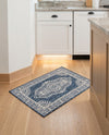 Patio Heritage Collection Area Rug -  Biloxi Rectangle Blue  lifestyle 20