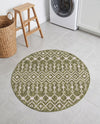 Savannah Pergola Collection Area Rug -  Pergola (Green) Round Green  lifestyle 41