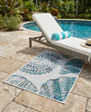 Seaside Haven Rugs Collection Area Rug -  Saltwater Rectangle Ivory  lifestyle 50