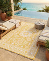 Tribal Terrace Treasures Collection Area Rug -  Incan Isle (Yellow) Rectangle Yellow  lifestyle 25