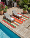 Urban Terrace Collection Area Rug -  Canopy Rectangle Multi  lifestyle 39