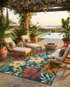 Seaside Haven Rugs Collection Area Rug -  Nautical Rectangle Multi  lifestyle 7