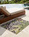Seaside Blooms Collection Area Rug -  Lotus Rectangle Green  lifestyle 31