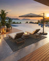 Seaside Serenity Collection Area Rug - Veranda (Black) Rectangle Black  lifestyle 49