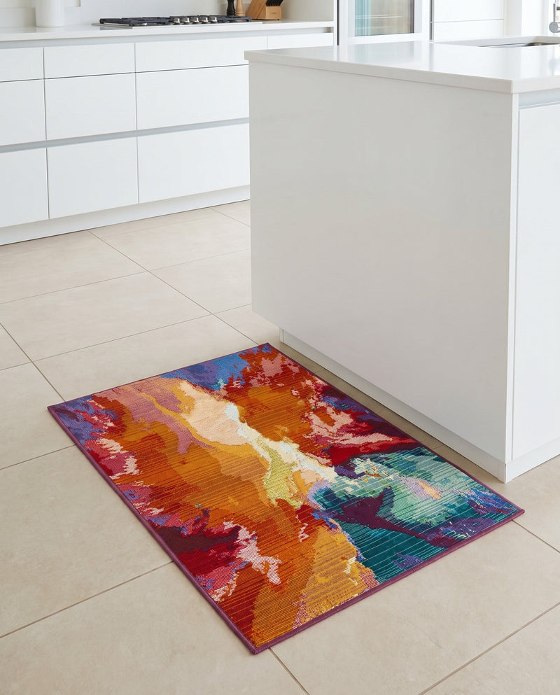 Urban Terrace Collection Area Rug -  Laneway Rectangle Multi  lifestyle 41