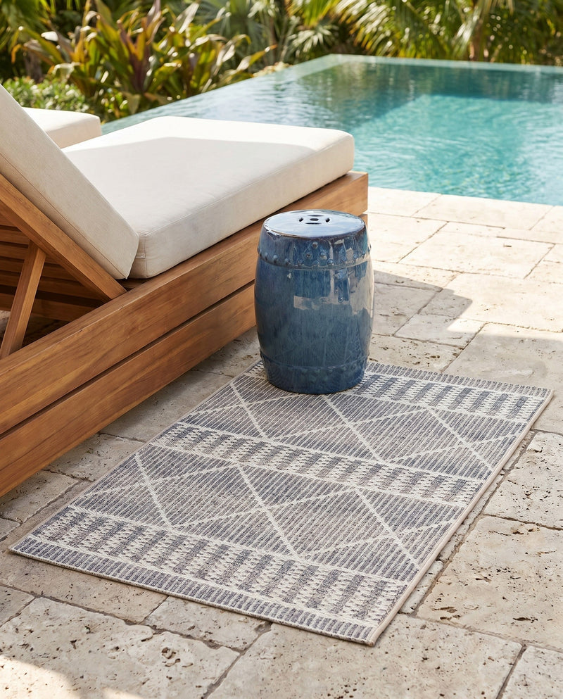 Savannah Pergola Collection Area Rug -  Glade Rectangle Gray  lifestyle 33