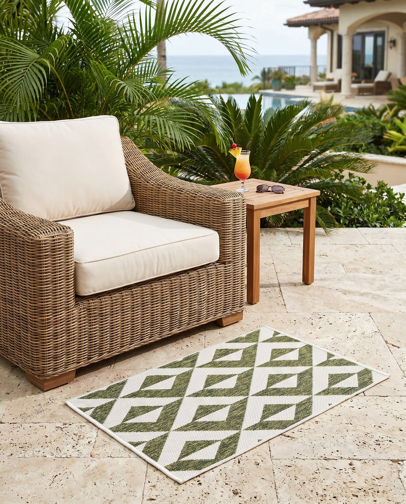 Urban Oasis Rugs Collection Area Rug -  Highrise (Green) Rectangle Green  lifestyle 21
