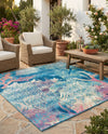 Seaside Haven Rugs Collection Area Rug - Marina Square Multi  lifestyle 25