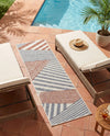 Urban Oasis Rugs Collection Area Rug -  Loft Runner Blue  lifestyle 62